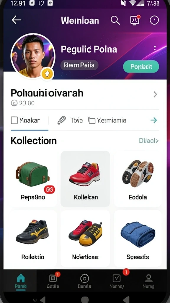 idrking - Karakter dengan desain unik dan menarik.
