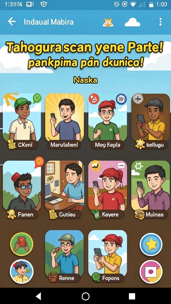 luckyrp - Screenshot karakter yang dapat dipilih dalam LUCKYRP.