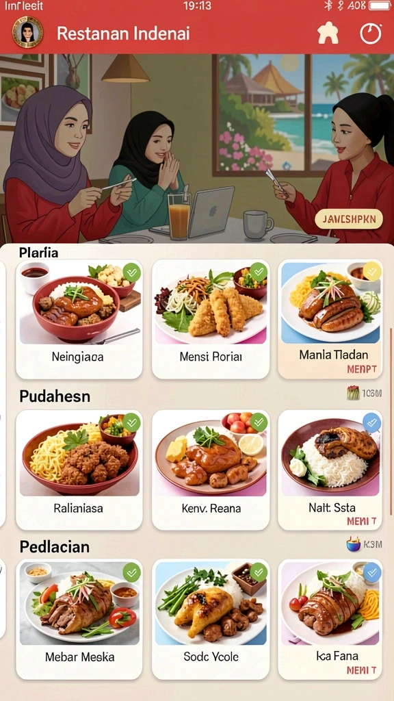 mc777 - Screenshot saat pertandingan berlangsung dengan pemain lain.