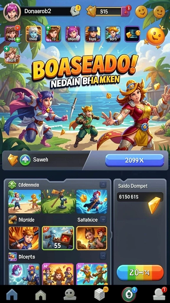 sr996 - Sistem pertarungan yang dinamis dan responsif di dalam game.